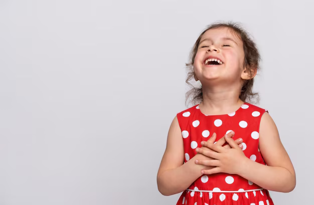 a child lives a happy