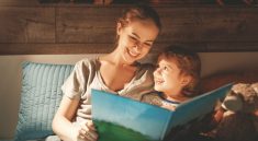 reading bedtime stories