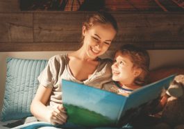 reading bedtime stories