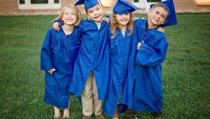 the kindergarten graduation tradition