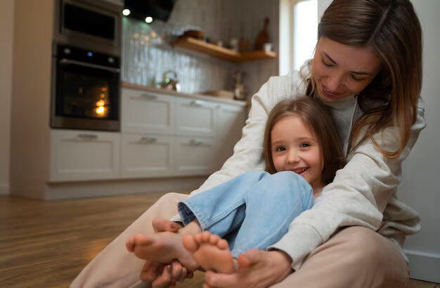 emotional calmness of a mother